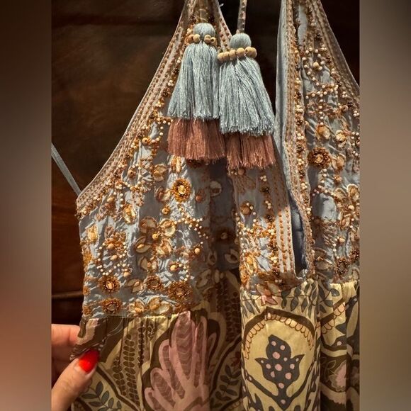 New Free People Ollari Alma Maxi Dress Size XS - Picture 5 of 7